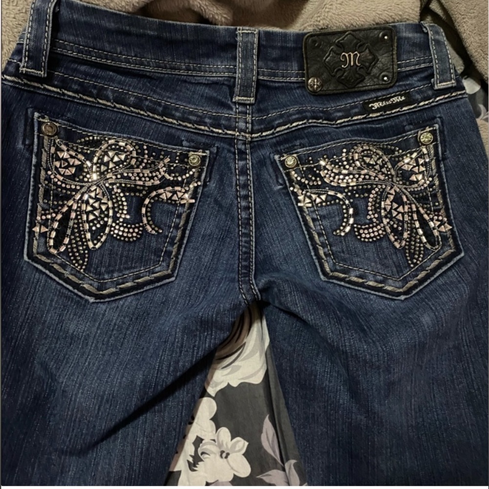 Miss Me low rise flare jeans